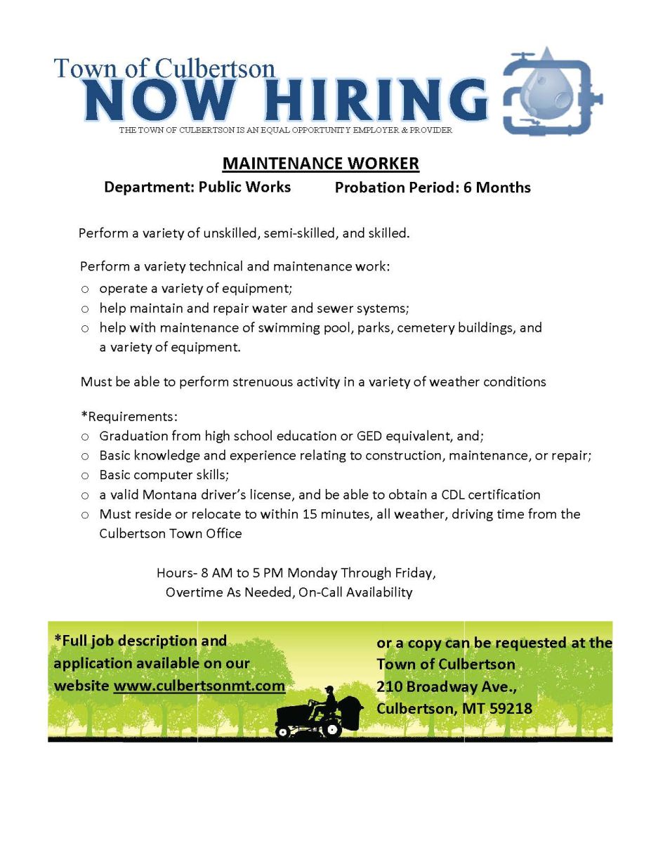 Maintenance Worker
